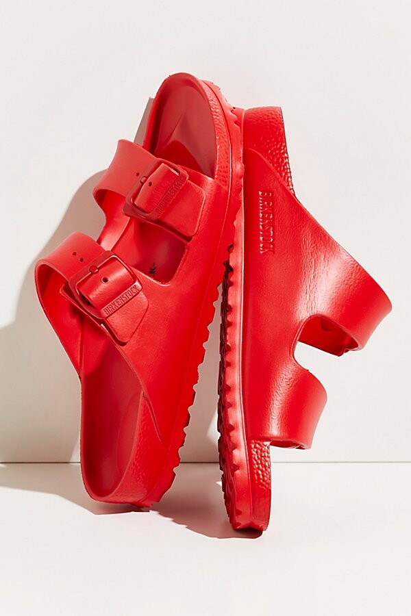 Birkenstock Women's Red Sandals | ShopStyle