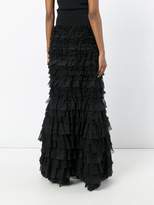 Thumbnail for your product : Giambattista Valli long off the shoulder ruffle dress
