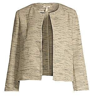 Eileen Fisher Women's Cotton Roundneck Cropped Jacket
