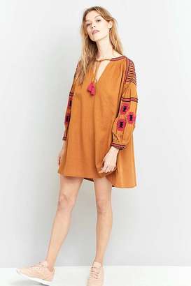 Staring at Stars Embroidered Tunic Dress
