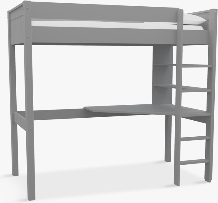 Stompa Classic High Sleeper Bed Frame with Integrated Desk & Shelving