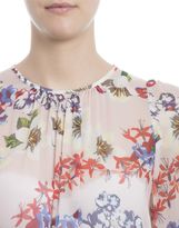 Thumbnail for your product : MSGM Flora Print Silk Blouse