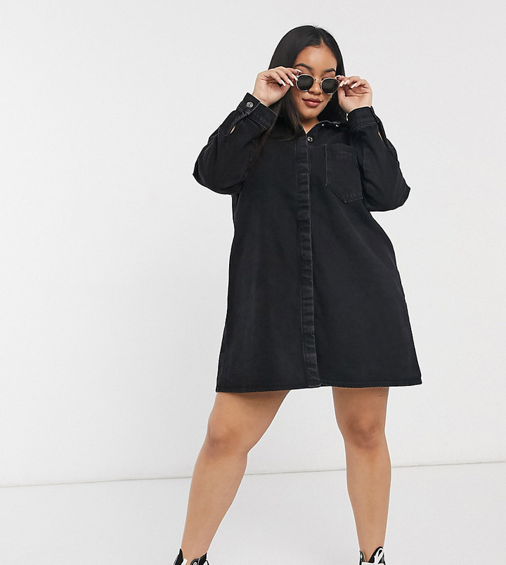 denim shirt dress size 20