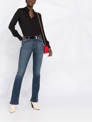 7 For All Mankind High-Rise Straight-Leg Jeans