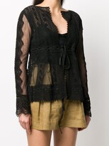 Thumbnail for your product : Gianfranco Ferré Pre-Owned Crochet Sheer Jacket