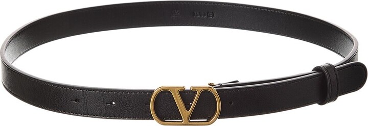 Valentino Vlogo Signature Leather Belt