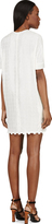 Thumbnail for your product : Chloé Ivory White Silk Croc-Embossed Dress