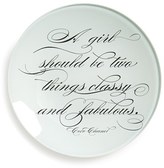 Thumbnail for your product : Ben's Garden 'Girls Should Be Classy & Fabulous' Decorative Round Glass Tray