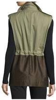 Thumbnail for your product : Rag & Bone Kinsley Cotton Colorblock Vest, Army Green