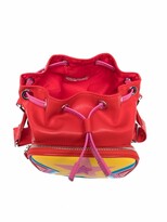 Thumbnail for your product : Stella McCartney Kids Star-Patch Drawstring Backpack