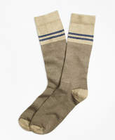 Thumbnail for your product : Brooks Brothers Varsity Stripe Wool Crew Socks
