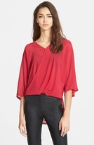 Thumbnail for your product : WAYF Dolman Sleeve Wrap Top
