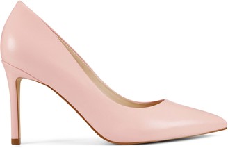 nine west light pink pumps