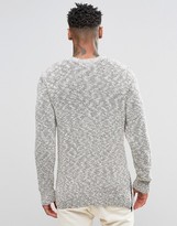 Thumbnail for your product : ASOS Knitted Sweater With Zip Hem Detail