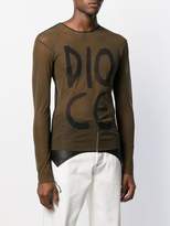 Thumbnail for your product : Magliano sheer mesh lettering T-shirt