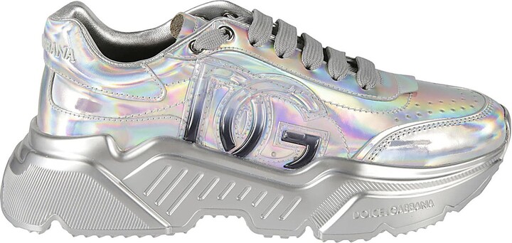 daymaster mixed leather runner sneakers