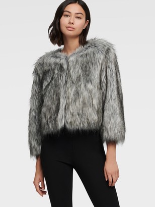 fur jacket size 22