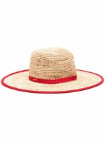 Thumbnail for your product : Borsalino Straw Sun Hat