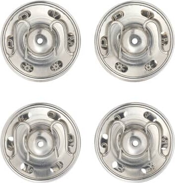 12 Packs: 4 ct. (48 total) Dritz® Silver Sew-On Snaps
