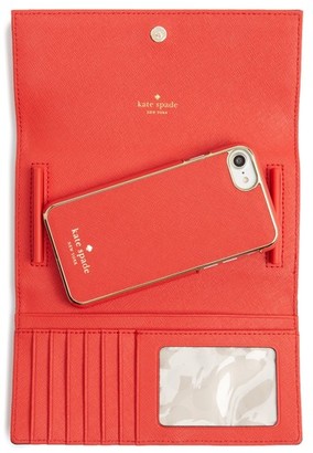 Kate Spade Women's Leather Iphone 7/8 & 7/8 Plus Case - Pink