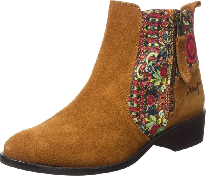 Desigual Rep Women's Ankle Boots Brown Size: 6.5 UK - ShopStyle