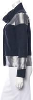 Thumbnail for your product : Giorgio Armani Colorblock Stand Collar Blazer