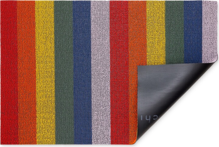 Chilewich Pride Stripe Shag Utility Floor Mat, 24'' x 36''