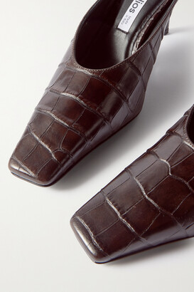 サンダル・ミュール Acne Studios Buckle Mules - Acne Studios - Leather - Brown 26378867_57733480_1000.jpg