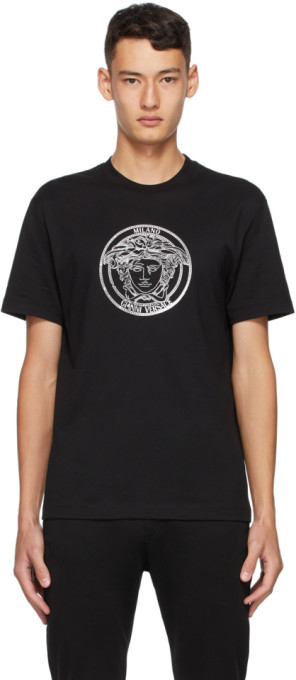 versace black medusa t shirt