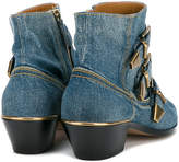 Thumbnail for your product : Chloé Chloé Denim Susanna Ankle Boots
