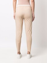 Thumbnail for your product : D-Exterior Layered Waistband Tapered Trousers