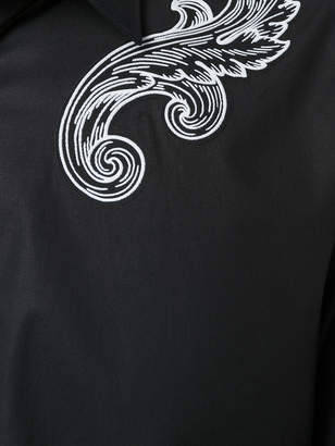 Versace swirly patterned shirt