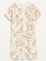 Thumbnail for your product : Old Navy Printed Sweatshirt Mini Shift Dress for Women