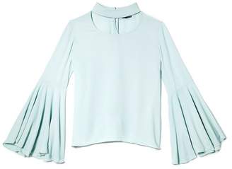 Vince Camuto Choker-neck Bell-sleeve Blouse