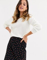 Thumbnail for your product : New Look bias cut skirt in red polka dot