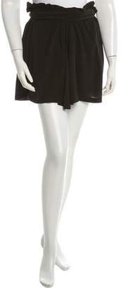 Etoile Isabel Marant Belted Silk Mini Skirt