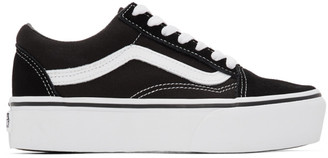 vans old skool platform white leather