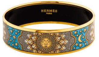 Hermes Wide Enamel Bracelet