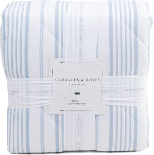 TJMAXX 200Tc Jolly Stripe Comforter Set, Cotton/Polyester