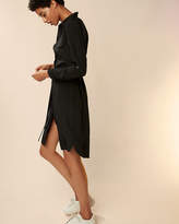 Thumbnail for your product : Express Solid Midi Shirt Dress