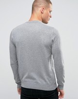 Thumbnail for your product : Armani Jeans Sweater With Crew Neck With Eagle Logo In Gray