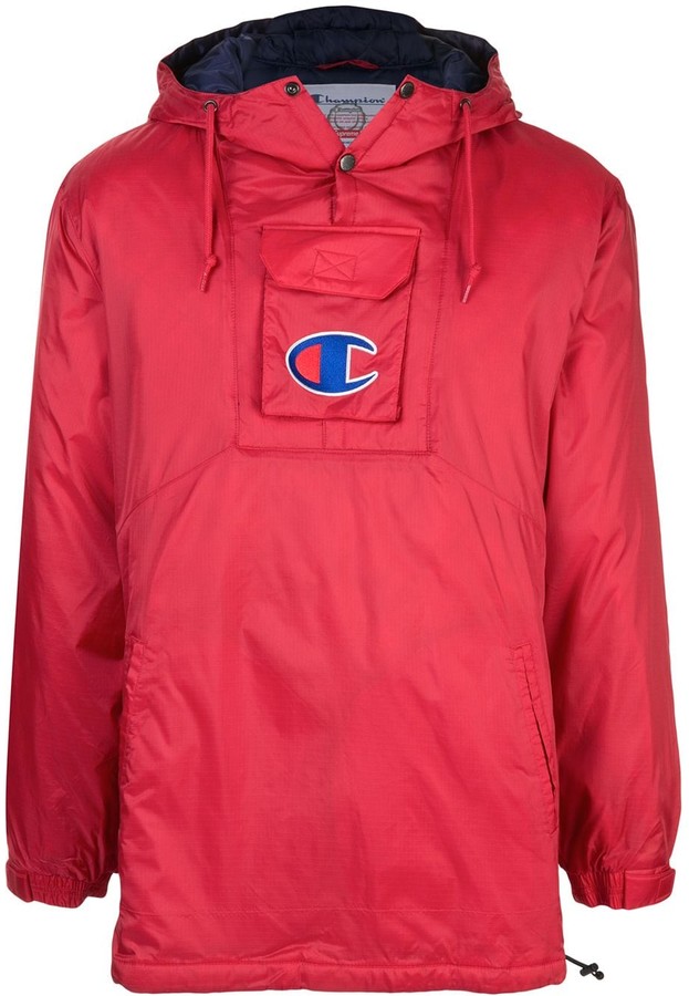 supreme x champion pullover parka