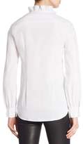Thumbnail for your product : Saks Fifth Avenue COLLECTION Long Sleeve Ruffle Placket Top