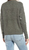 Thumbnail for your product : Madewell Embroidered Enfield Half-Zip Sweater