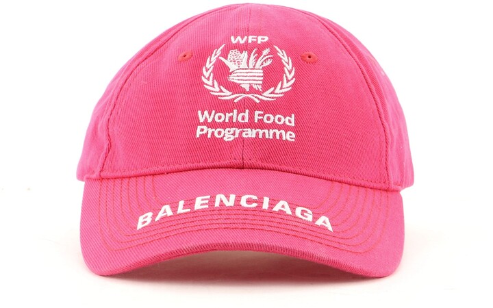 Balenciaga World Food Programme Baseball Cap Canvas Large - ShopStyle Hats