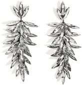 Thumbnail for your product : RJ Graziano Crystal Linear Drop Earrings in Gunmetal