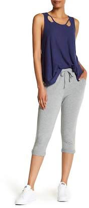 Comune Michelle by Rolled Hem Knit Cropped Joggers