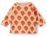 Thumbnail for your product : Bobo Choses Baby Pink Strawberry All-Over Long Sleeve T-Shirt