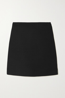 Bottega Veneta Grain De Poudre Skirt - Black