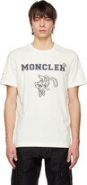 Thumbnail for your product : Moncler White Flocked T-Shirt